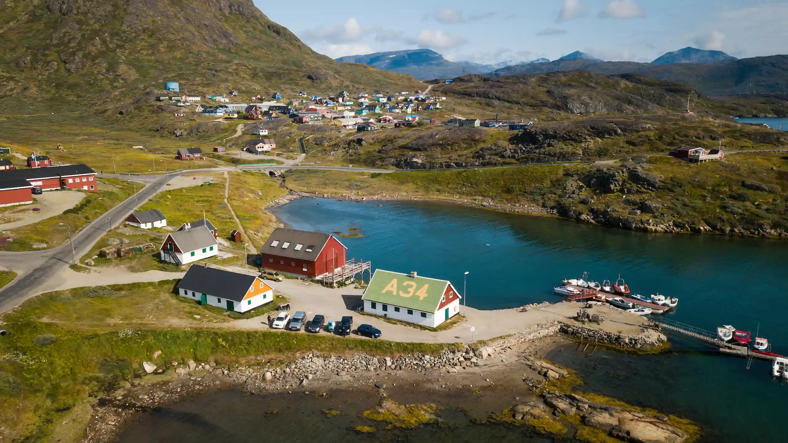 Narsaq Harbour. Photo Aningaaq R. Carlsen, Visit Greenland
