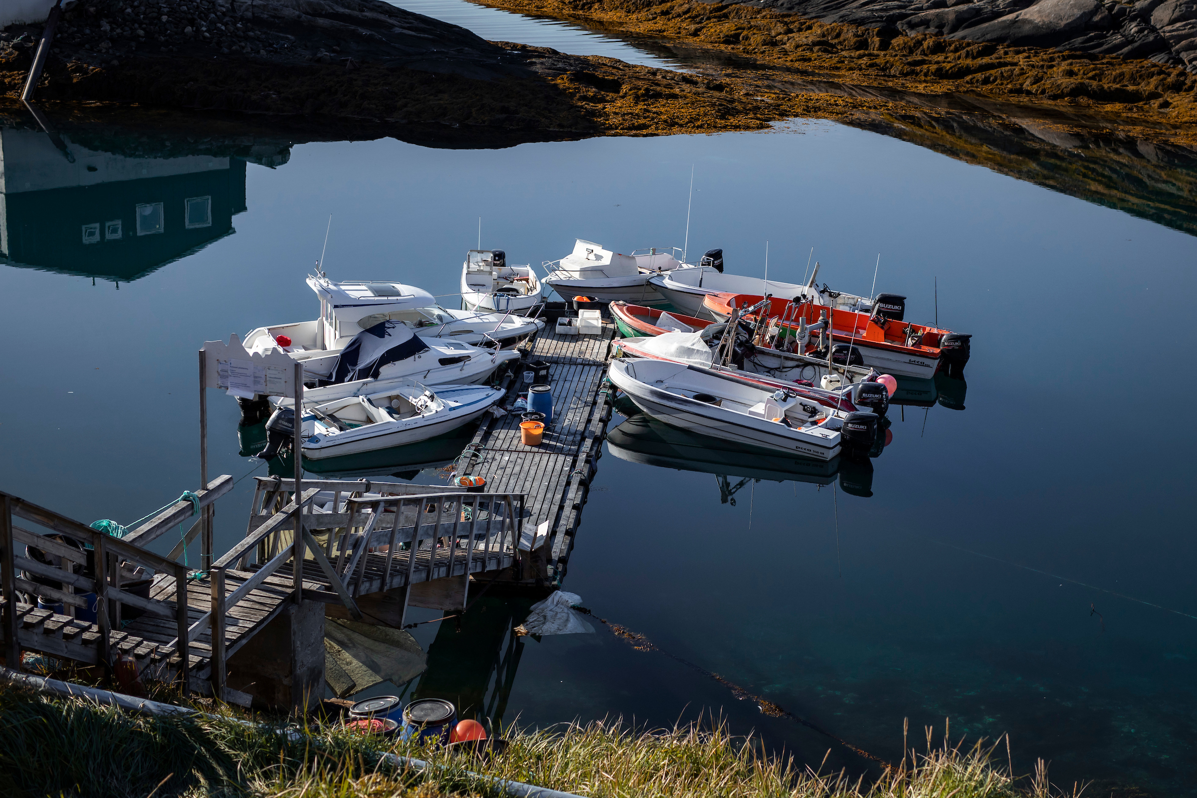 Hunters Boats In Kangaamiut Settlement. Photo By Aningaaq Rosing Carlsen (1)