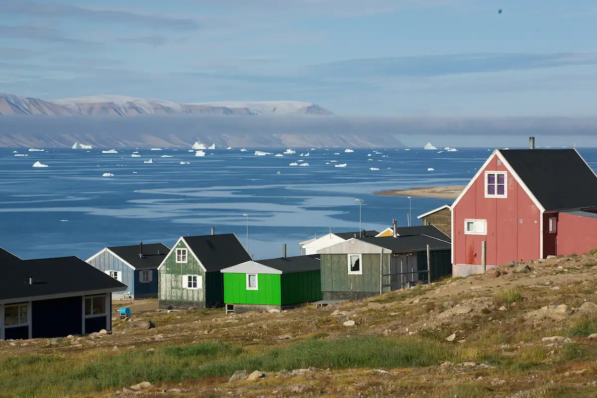 View Over Qaanaaq. Photo Glenn Mattsing, Visit Greenland
