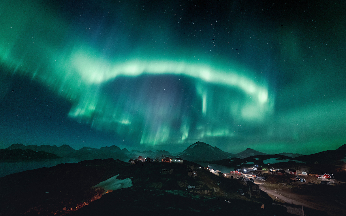 Northern Sky Disco Over Kulusuk. Photo By Norris Niman Visit Greenland