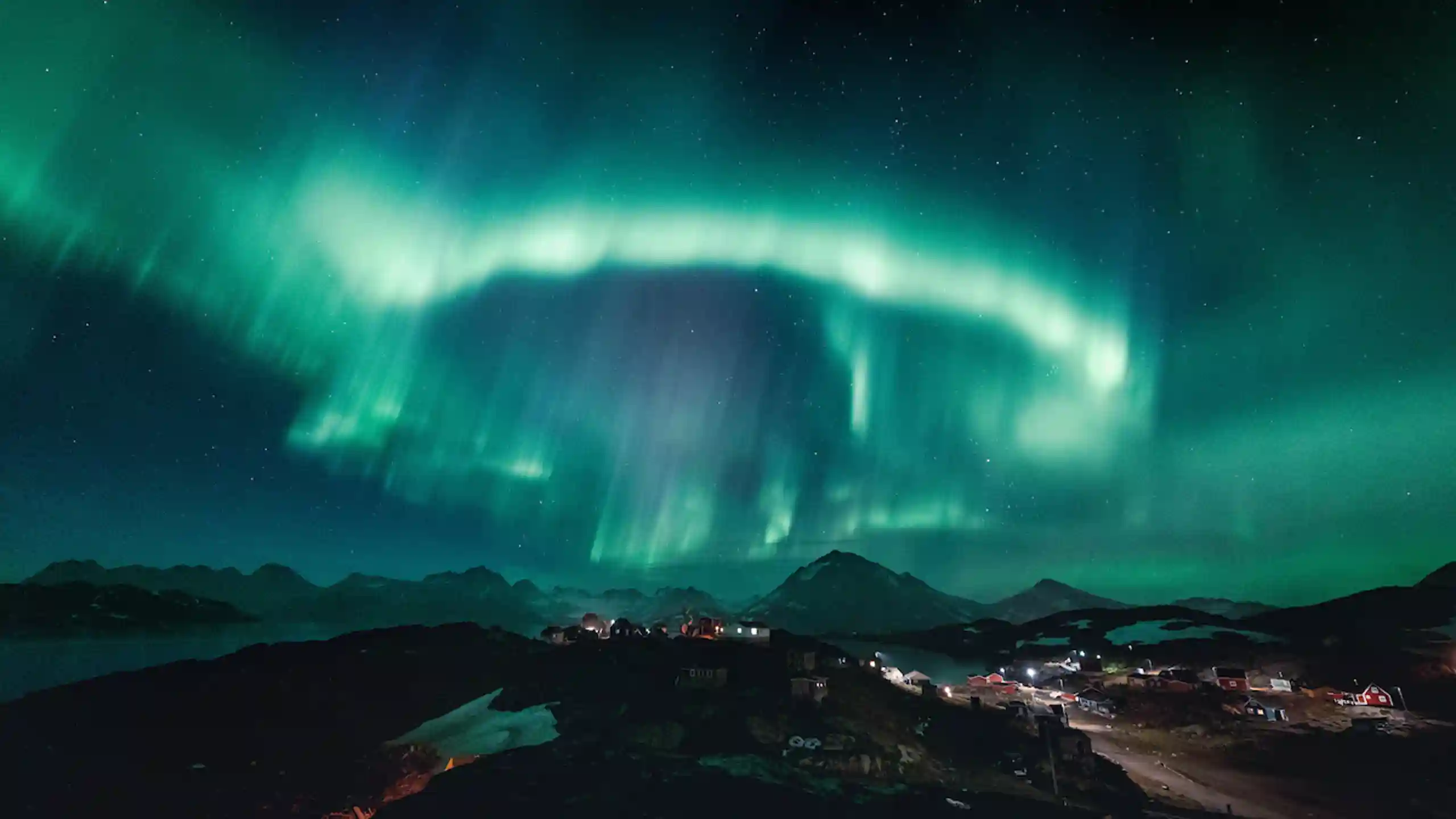 Northern Sky Disco Over Kulusuk. Photo By Norris Niman Visit Greenland