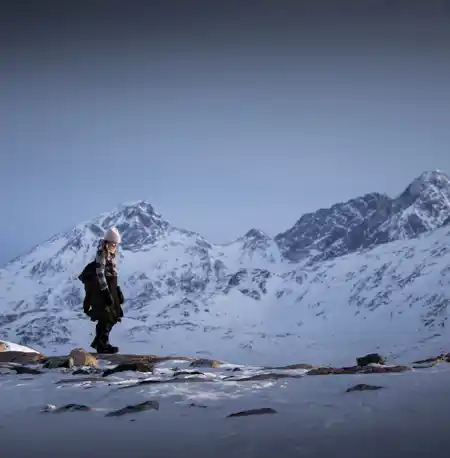 Immersing Overwelmed By The Surroundings. Photo By Aningaaq Rosing Carlsen Visit Greenland