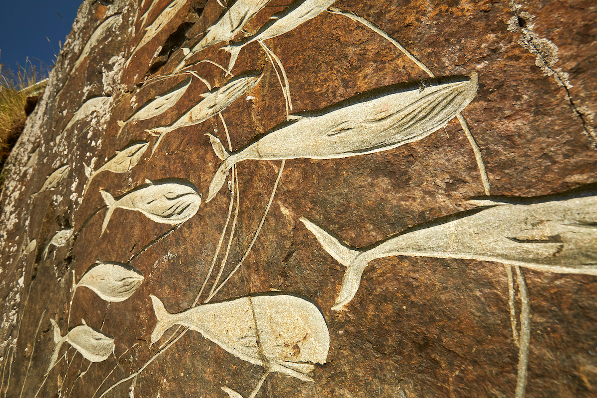 Whale Art By Aka Høegh, Qaqortoq. Photo Peter Lindstrom , Visit Greenland
