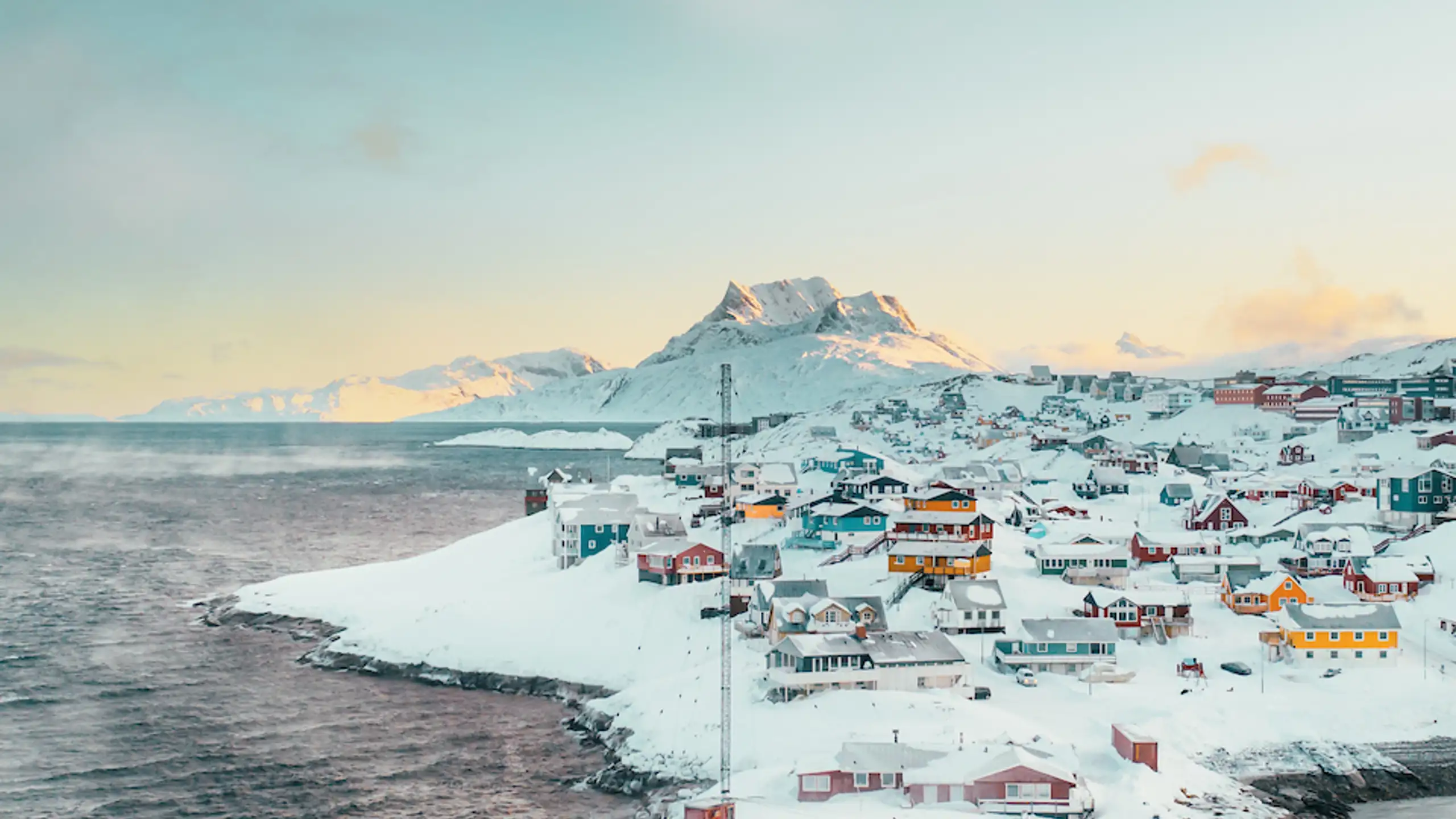 Colourful Nuuk And Sermitsiaq. Photo Peter Yan , Visit Greenland