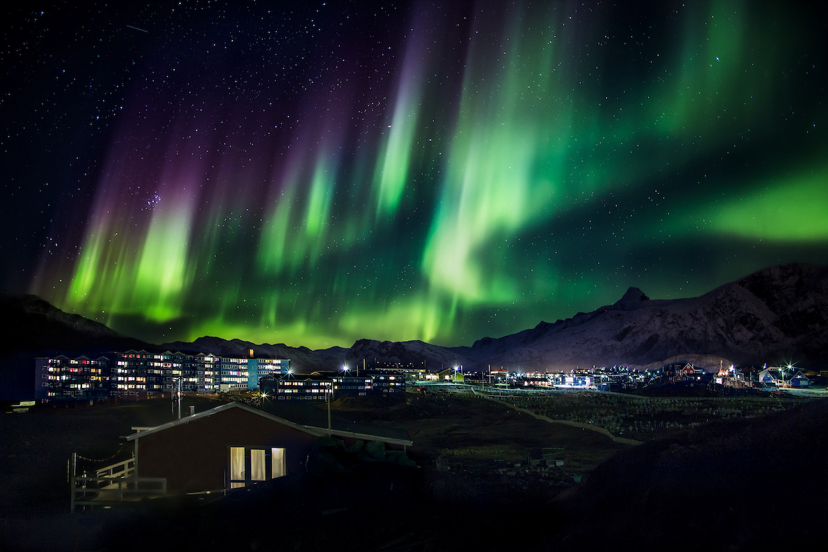 Northern Lights Over Sisimiut