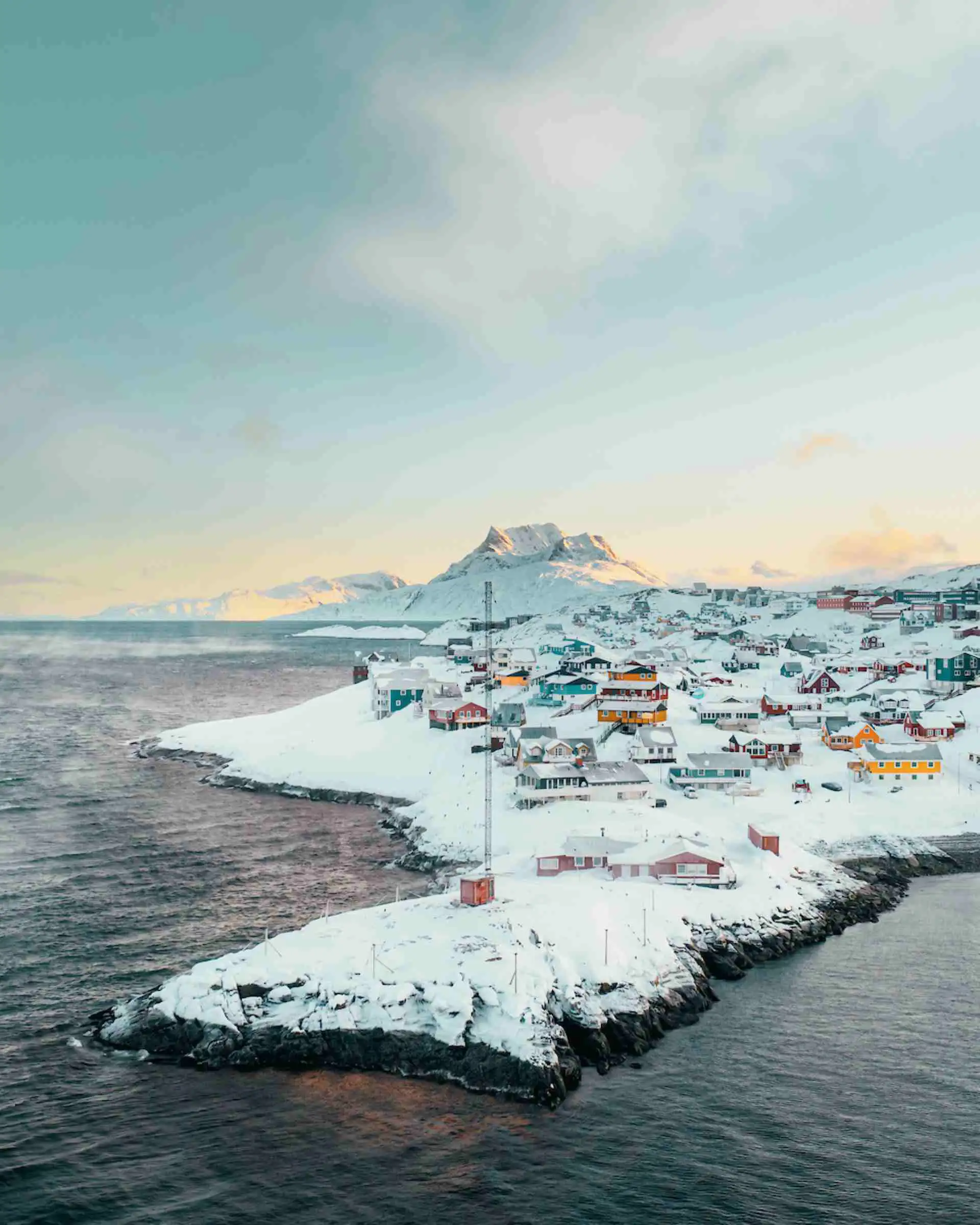 Colourful Nuuk And Sermitsiaq. Photo Peter Yan , Visit Greenland