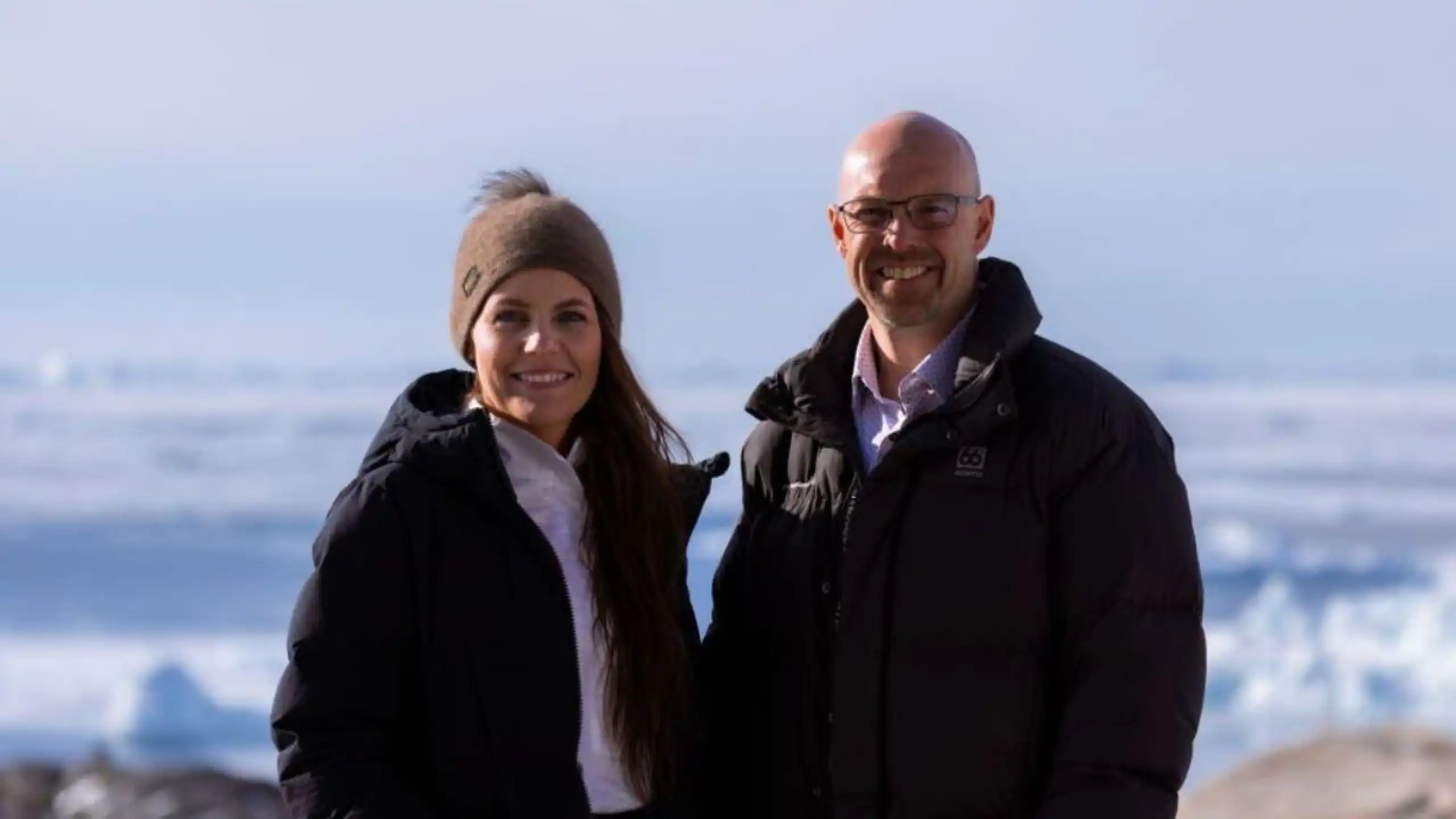 CEO of Visit Greenland, Anne Nivíka Grødem and CEO of Air Greenland Group , Jacob Nitter Sørensen. Photo: Visit Greenland