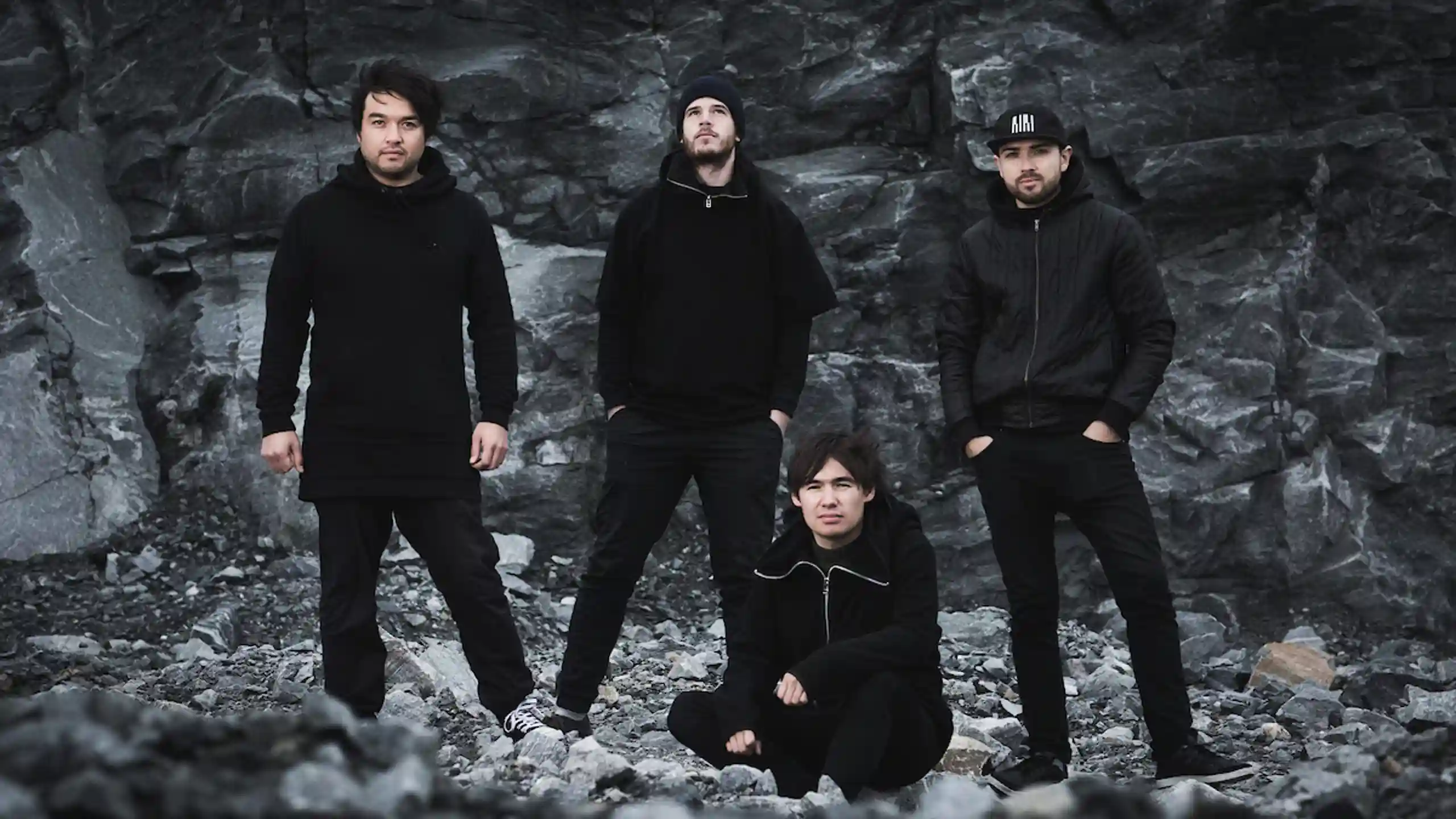 Small Time Giants In A Quarry In Nuuk In Greenland