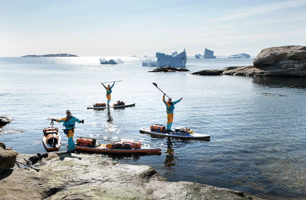 Paddleboardingin Upernavik. Photo By Planetvisible Visit Greenland