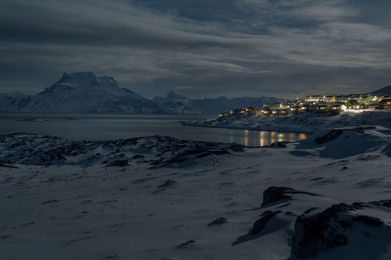 Night Time In Nussuaq, Nuuk. Photo Rebecca Gustafsson , Visit Greenland