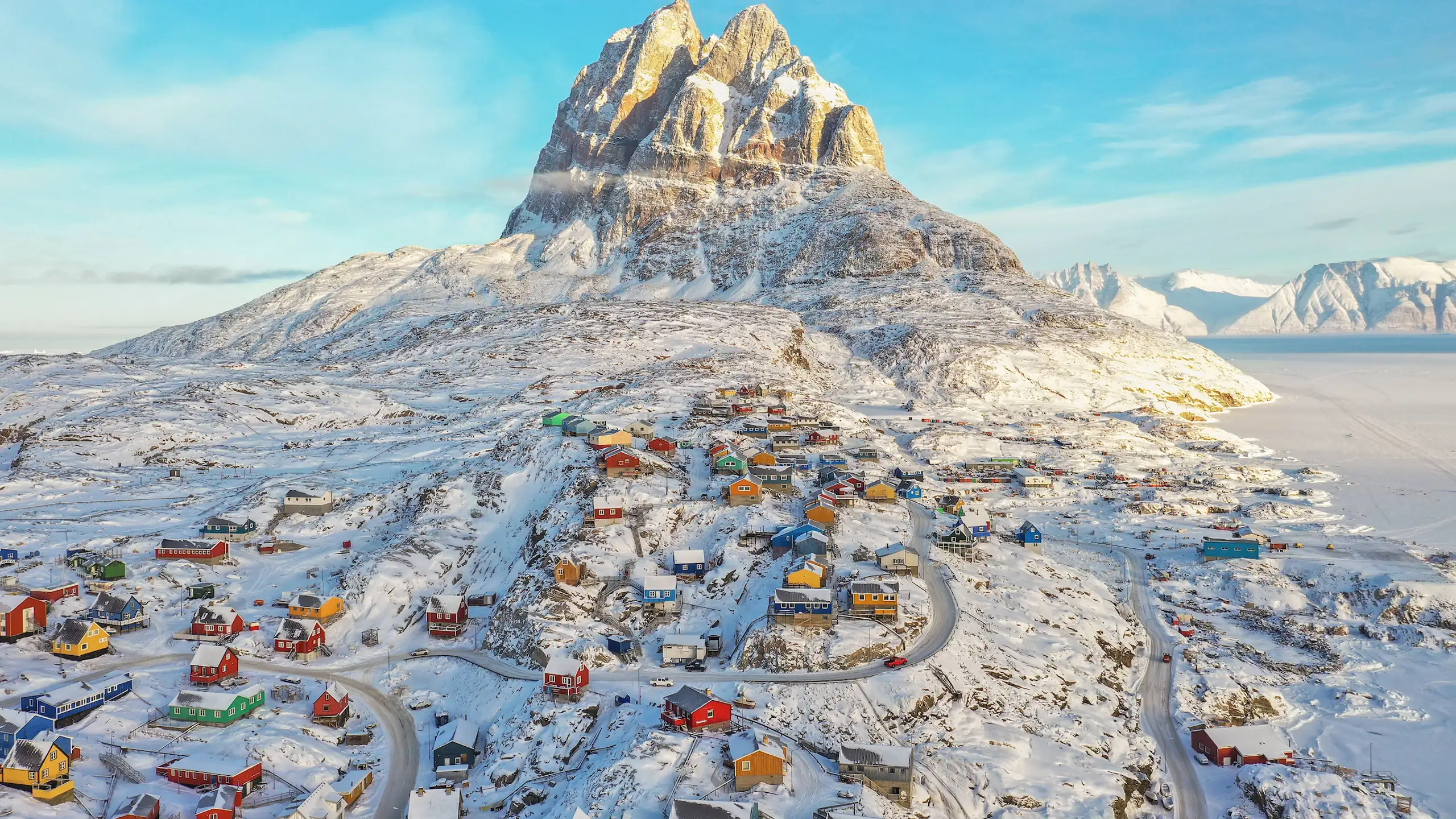 Heart Shaped Mountain, Uummannaq. Photo Trevor Traynor, Visit Greenland